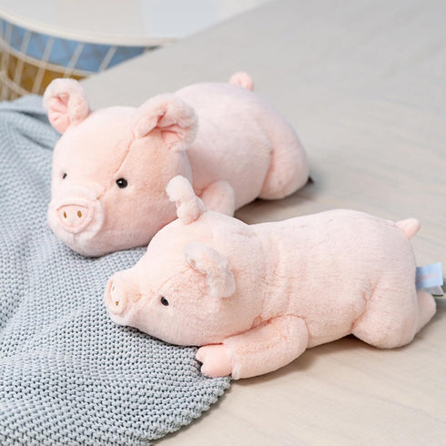 Fawowe 15.7 inch Weighted Stuffed Animals, Weighted Pig Stuffed Animal Cute Pig Weighted Plush Animals Hugging Pillow