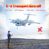 GoolRC C-17 RC Airplane, 2.4GHz Remote Control Military Transport Aircraft for Kids and Adults