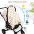 Summer Car Seat Cover Baby Girls Boys, Cotton Baby Car Seat Cover for Carseat, Comfortable Muslin Nursing Cover, Soft