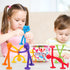 Suction Toys Sensory Fidget Toys for Kids - 21 Pack Creative Bath Toys for Toddlers, Fidget Travel Toys
