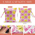 VBCVBGFH 4 Pack Cute Colorful Checkered Plaid Bow Lemon Wet Bag Waterproof Washable Wet Dry Bag for Swimsuit Dirty