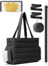 CarryWise Large Diaper Bag Tote for Women, Crossbody Mommy Bag with Waterproof Bult-in