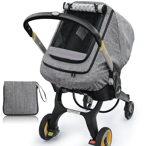 BigHippo Waterproof Baby Car Seat CoverCold Weather Carseat Cover for Babies,Infant Car Seat