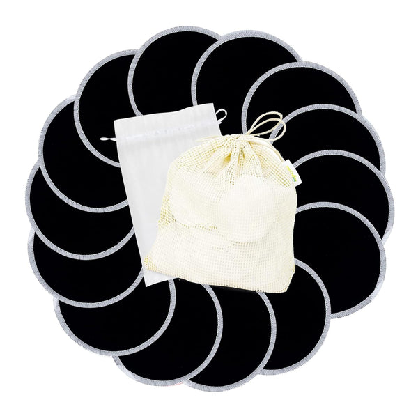 wegreeco Nursing Breast Pads (14 Pack) + Laundry Bag & Travel Storage