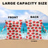 CFGBFDGH 2Pcs 12x10 Inch, Fruits Wet Bags Strawberry Orange Waterproof Travel Laundry Bags, Reusable Wet Dry Bag
