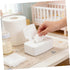 Wet Tissue Dispenser Baby Wipe Container Refillable Dispenser Plastic Container with Lid Minimalistic Decor Plastic