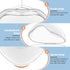Smlpuame Case,3 Pack Pacifier BPA Free Pacifier Holder Case,Transparent Container Box for Baby BinkyNot