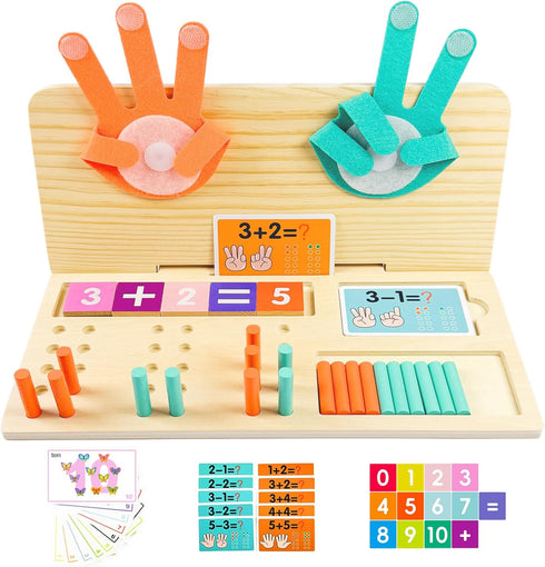 twivah Learning Toys 3-5, Educational Toys with Number Flash Card for 3+ Year