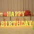 HFDJRWK Decoration(B,70cm) Diy Foam Board Lights Up Letters Large Lighting Letter for Baby Bath Anniversary Party