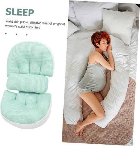 MERRYHAPY Adjustable Maternity Pillow for Back Support - Ergonomic Waist Relief
