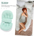 MERRYHAPY Adjustable Maternity Pillow for Back Support - Ergonomic Waist Relief