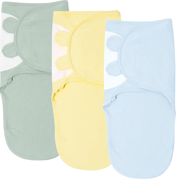 Generic Organic Cotton Baby Swaddle Blankets-3 Pack Ultra-Soft, Breathable & Temperature- Regulating Newborn