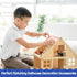 10 Pieces Mini Dollhouse Tool Set, Includes Red Tin Box, Outdoor and Repair Tools