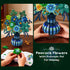 Set, 1309 12+ PLAXSOON Flowers Building Gift for Mothday Day Flower Bouquet Botanical Collection Building Block Kit