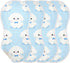 tplaotee 22x11in Cute White Bichon Frise Cotton burping Cloth Soft and Absorbent? Baby wash Cloth for Newborns boy