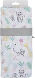 Generic 100% 47x47 (Pack 2) Muslin Swaddle Blanket Baby Girl Jungle Print Extra Soft Cotton Muslin Blanket Baby Girl
