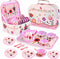 Lajeje Pretend Play Tea Set for Little Girls Ages 3-8, 19 PCS