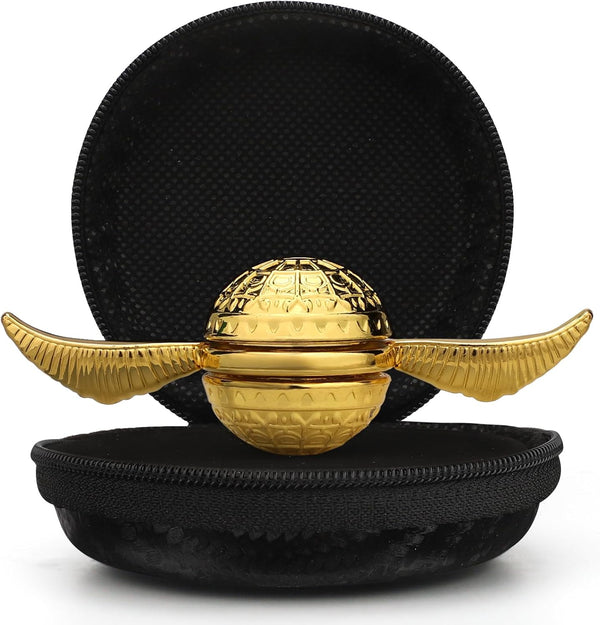 Umnodobn Gold Sphere Fidget Spinner Toy for Adults Kids, Magic Orb Hand Finger