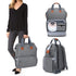 LUXJA Breast Pump Bag with Compartments for Cooler Bag and Laptop, Breast