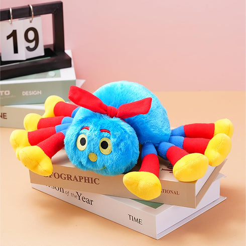 15.8-inch Cute Long Haired Spider Plush Stuffed Animal Toy for Boys and Girls, Holiday Birthday Gift