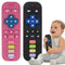 Store Fu 2Pack Silicone Teething Toys for Infant Toddlers Remote Control Shape Teethers