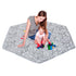 48 Inch 53" 6 Hexagon Playpen Mat, Baby Playmat Fits Regalo Portable Play Yard and hiccapop PlayPod Playpen, Panel