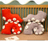 Octopus Tentacles Plush Pillow, Stuffed Animal Gift for Kids Adults (17.7 * 13.7in, Red)