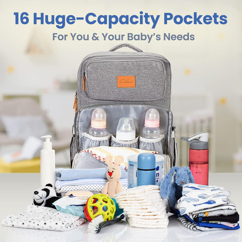 Set Diaper Bag & Shopping Cart Cover for Babies