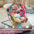 BATOHO 0-3 0-6 Crib Mobile for Girls, Baby Arch Mobile for Bassinet with Universal Clamps, Versatile Toy Bar