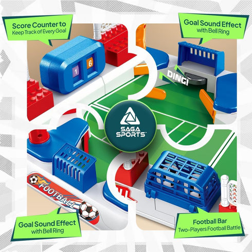 8-12, 6-12, Mini Table Soccer Board Game Soccer Gifts for Boys Soccer Toys for Kids Ages Indoor Mini Foosball Table
