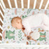 KICPOAY 52 28 Cute Frog Mushrooms Leaves Fitted Crib Sheets Stretchy Portable Playard Sheets for Baby Toddler