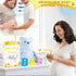 Set Mommy's 64 50 10 3 WNINK Guess Baby Shower Games How Big is Belly Sign, Pcs Measure Bump Game with Guessing Cards