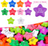 100PCS SHQDD Bulk Star Stress Balls for Adults & Kids - Motivational Quotes Soft Foam Stress Relief Squeeze Toys