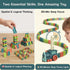 3+ 4-6 Summer 5 6 4-8 PREPHY Domino Train Toys Kids Games - Automatic Stacking Creative Game Year Old - Stem Montessori