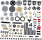 116PCS Gear and Axle Parts set Compatible with Lego Technic Parts, DIY Gears Chain Links Pins Axles Assortment Pack