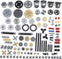 116PCS Gear and Axle Parts set Compatible with Lego Technic Parts, DIY Gears Chain Links Pins Axles Assortment Pack