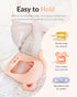 3+ Moyuum Silicone Elephant Grip Hand Teether Toy | Made in Korea, Provides Teething Relief, Wearable Teether is Easy