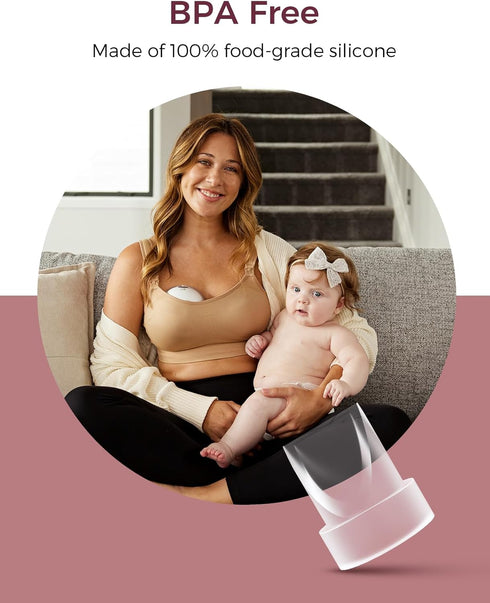 Momcozy M5 M5 4 Duckbill Valves. Original Breast Pump Replacement Accessories, PCS