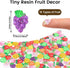 Yonseng 200pcs 10 Mini Fruit Decor Resin Tiny Fruits for Crafts Dollhouse Miniatures Mini Resin Things for Fairy Garden