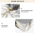 Bseiialft 52 28 Black Gold White Marble Crib Sheets for Boys Girls Soft and Breathable Cotton Baby Sheets for Standard