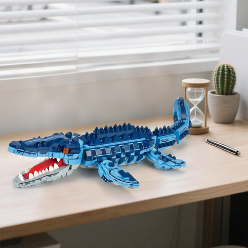 Sets,805 Set,STEM Mosasaur Dinosaurs Building Pcs Ocean Animal Building Toys,Sea Creatures Creativit Model Building
