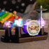 Finger Drum Set Electronic Mini Desktop Toy Instrument Game with Sounds and Lights for Kids and Adults