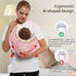 Baby Carrier by Cuby, Natural Cotton Baby Wraps Sling Baby Holder Extra Comfortable for Easy Wearing Carrying