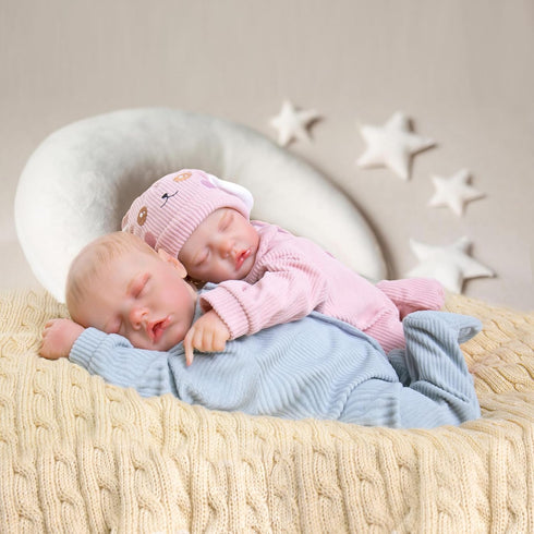 Aori Lifelike Reborn Baby Dolls - Realistic Newborn Boy Doll with Feeding Kit & Gift Box