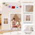 Kids Tent with Mat,Play House for Kids Indoor Outdoor,Play Tent Princess Fort Castle Playhouse for Girls Boys