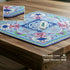 (33"33"), 3mm LZSIG Mahjong Mat for Table Anti-Slip Noise Reduction Gaming Mat with Carrying Bag for American Mahjong