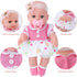 12 Inch 36 DONTNO Baby Doll with Bassinet Bed,Reborn Alive Doll Includes Clothes