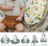 Summer Vintage Lemons Baby Nursing Pillow Covers for Boy Girl Lemon Branch Leaves Flowers Nursing Pillowcase