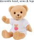 Baby Born My Teddy Bear, Soft Cuddly Posable Toy with Removable Outfit