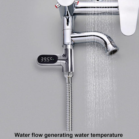 BTSEURY 360 Shower Thermometer, LED Digital Bath Thermometer with High Accuracy Temperature Sensor and Degree Rotating